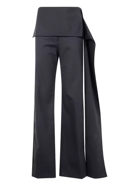 Udrapować spodnie Thelatest drapowane czarne