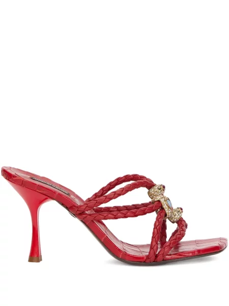 Sandale Roberto Cavalli roșu