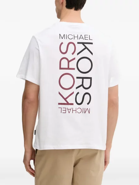 Tricou Michael Kors cu imagine alb