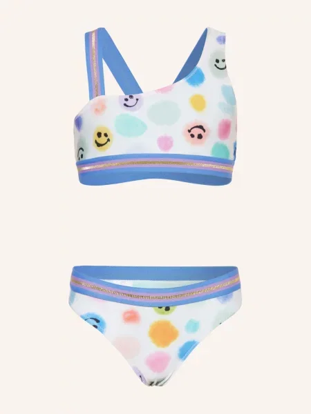 Molo Bustier Bikiny Nicola S Uv Ochranou krémová/ zelená/ oranžová zelené