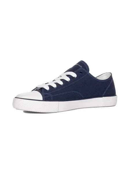 Tommy Hilfiger Plátenky Tmavomodrá biela