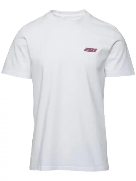 Tricou Aztech Mountain cu imagine alb