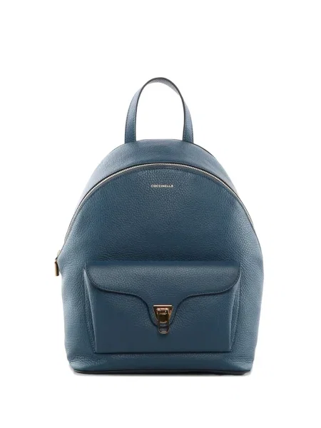 Rucsac Coccinelle din piele albastru