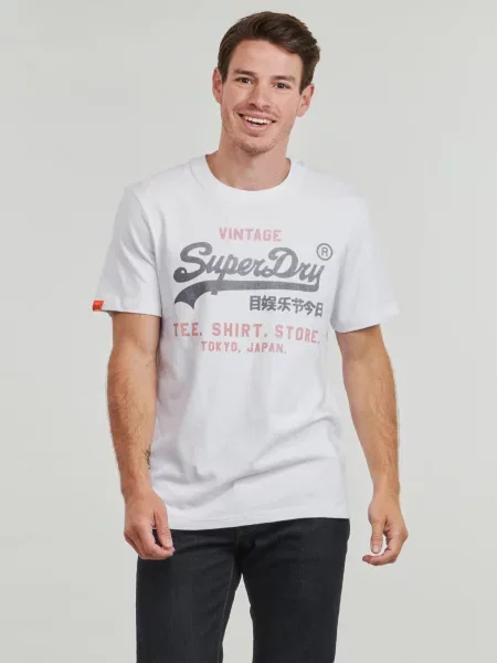 Retro majica Superdry bijela