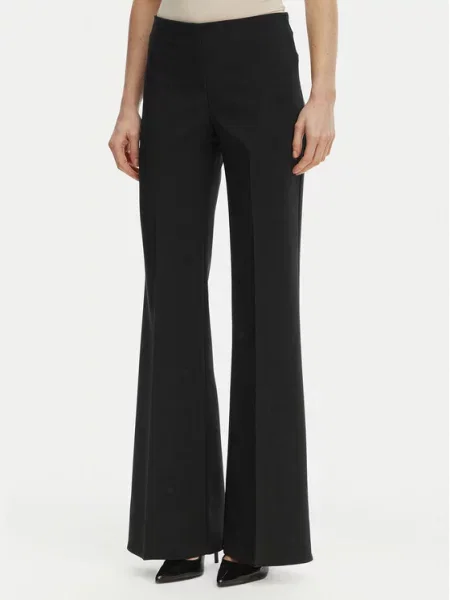 Rinascimento Spodnie palazzo Wide Leg czarny