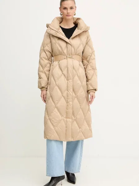 Luisa Spagnoli kurtka puchowa beżowa
