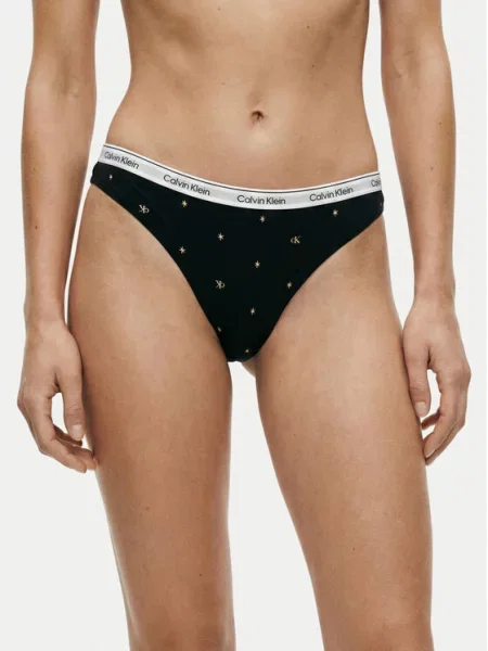 Kalhotky string Calvin Klein Underwear černé