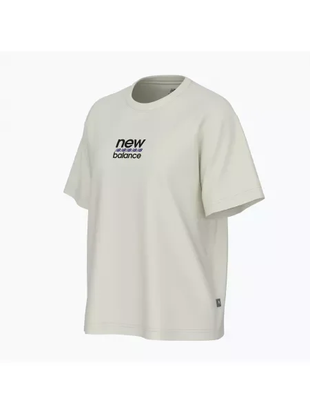 Дамска тениска New Balance Sport Relaxed Graphic seasalt бежово
