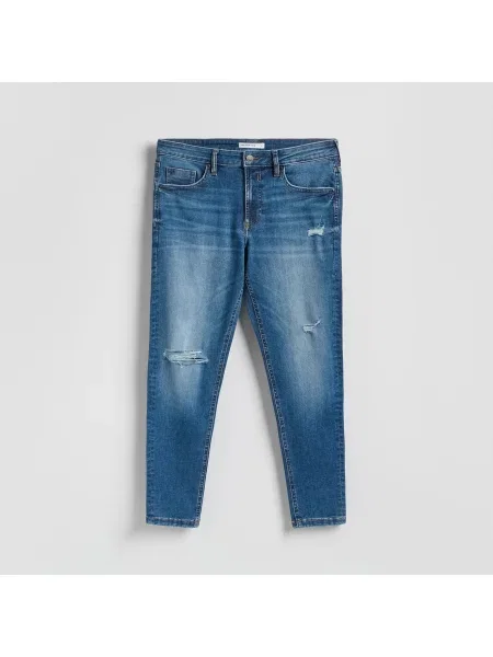 Reserved Koptatott tépett skinny farmer kék