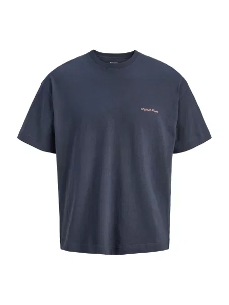 JACK & JONES Tricou JORMONTAUK închis / roz gri