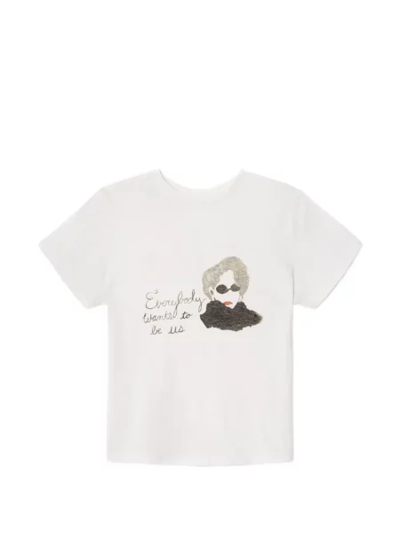 Tricou Re/done cu imagine clasic alb