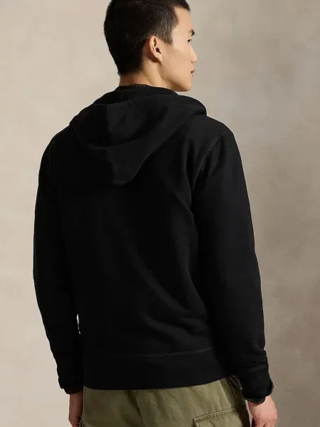 Polo Ralph Lauren Tepláková bunda čierna