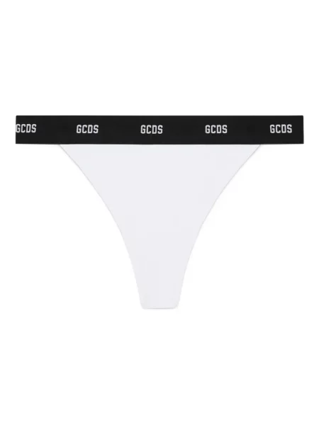 Chiloți tanga Gcds alb