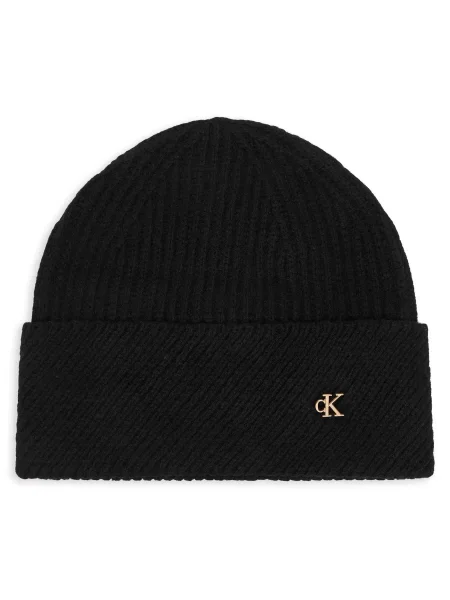 Calvin Klein De lână căciulă negru