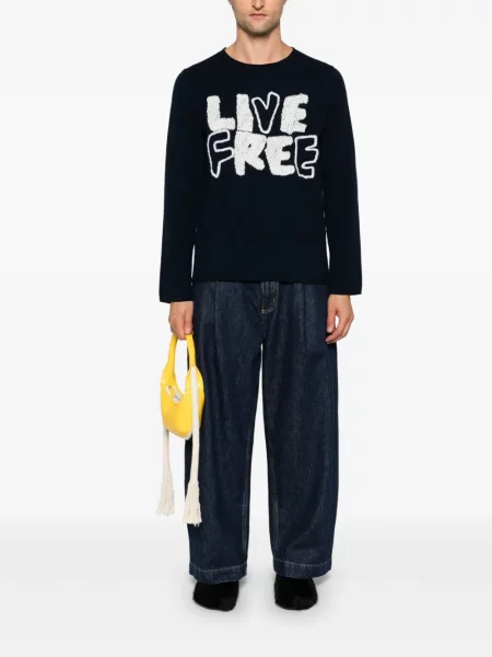 Svetr Comme Des Garçons Shirt modrý