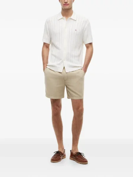 Scurt cămașă Tommy Hilfiger alb