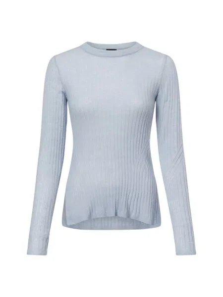 BOSS Orange Sweter Fennona Kobiety jednolity S niebieski