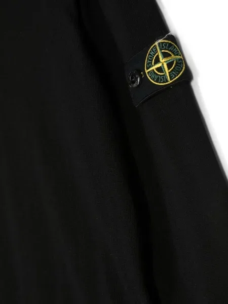 Bluza nierozpinana dziecięca Stone Island czarna