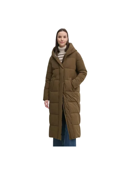Parka Sandro Ferrone pikowana zielona