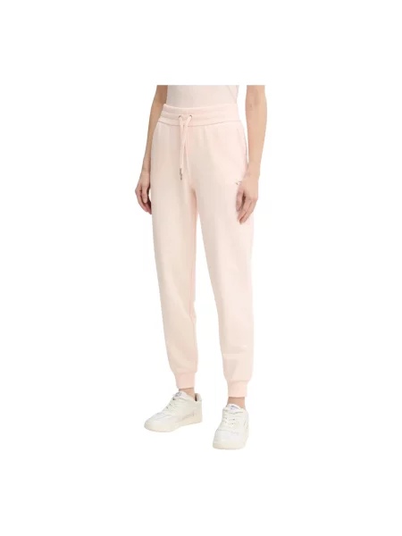 Spodnie dresowe Armani Exchange różowe
