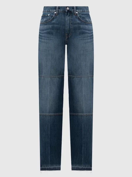 Джинси з патчем логотипа Helmut Lang сині