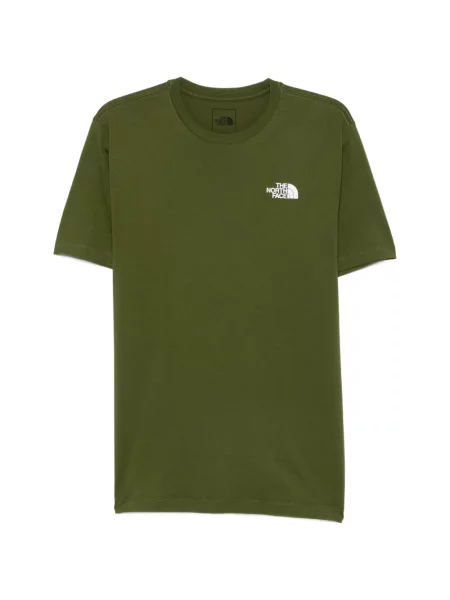 Tricou The North Face cu imagine verde