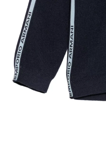 Sweter dziecięcy Emporio Armani niebieski