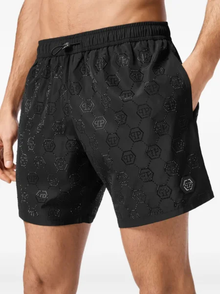 Slip de baie Philipp Plein negru