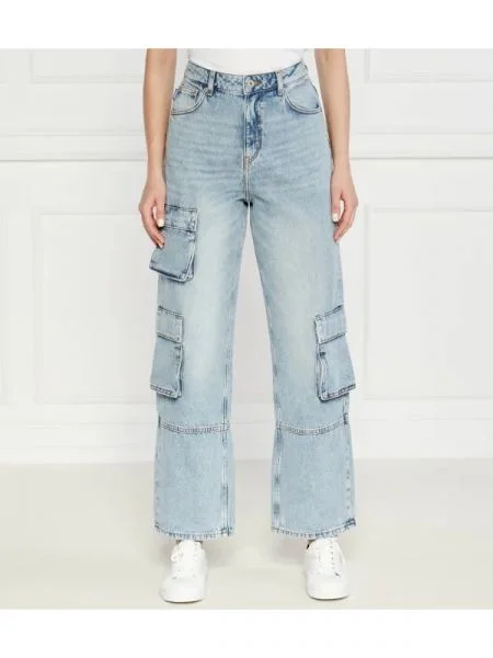 Hugo Blue blugi leni | relaxed fit albastru