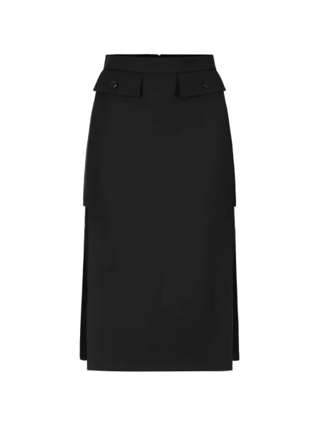 Fustă Elisabetta Franchi de lână negru