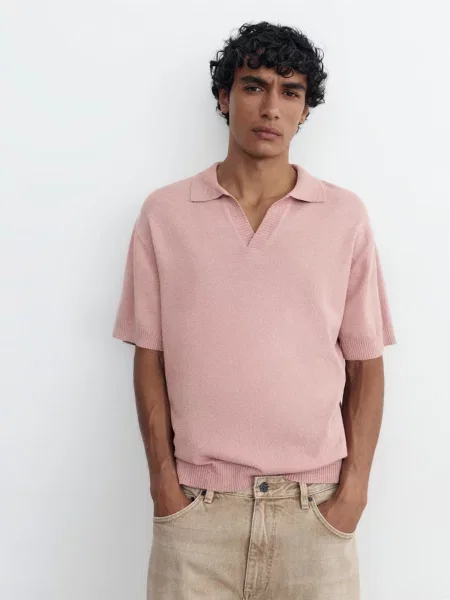 Pull&Bear Tričko ružová