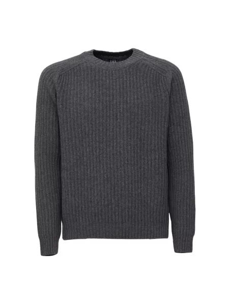 Dzianinowy sweter Fedeli szary