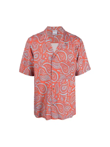 Koszula Marcelo Burlon County Of Milan z nadrukiem z wzorem paisley czerwona