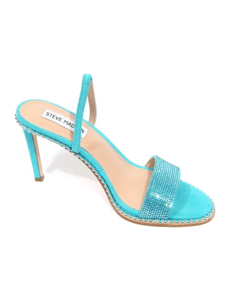 Klapki Steve Madden niebieskie