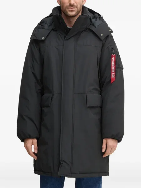 Parka Alpha Industries z kapturem czarna