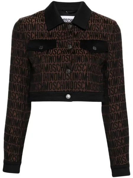Decupat geacă Moschino cu imagine
