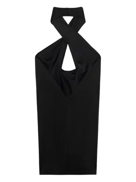Rochie mini Off-white cu spatele deschis de costum alb