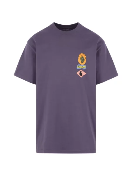 Tricou Carhartt Wip cu imagine violet