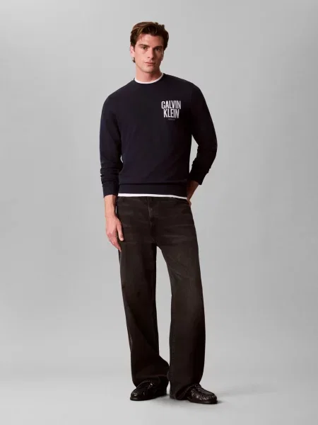 Calvin Klein Jeans Bluza Mężczyźni S niebieski