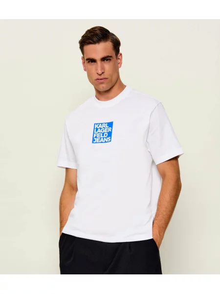Karl Lagerfeld Jeans Tricou alb