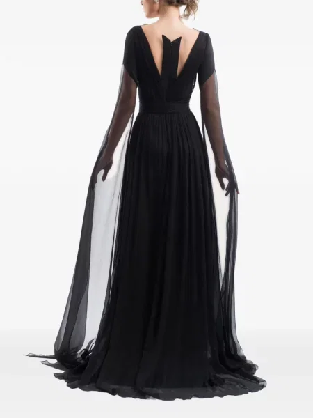 Rochie maxi Imroska cu cataramă negru