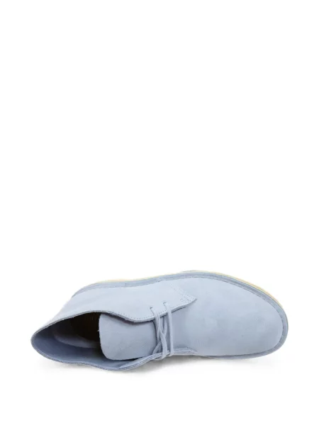 Пустинни ботуши Clarks с връзки с дантела синьо