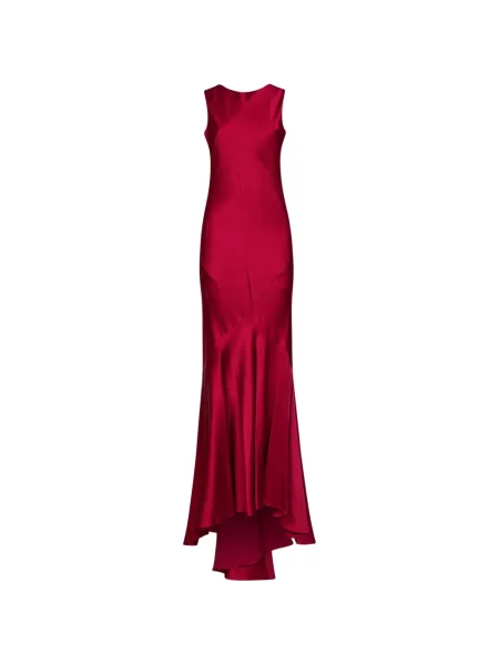 Rochie Max Mara asimetrică roșu