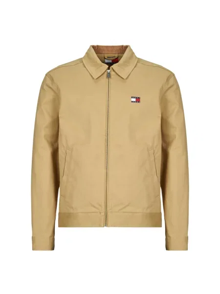 Geacă de blugi Tommy Jeans maro