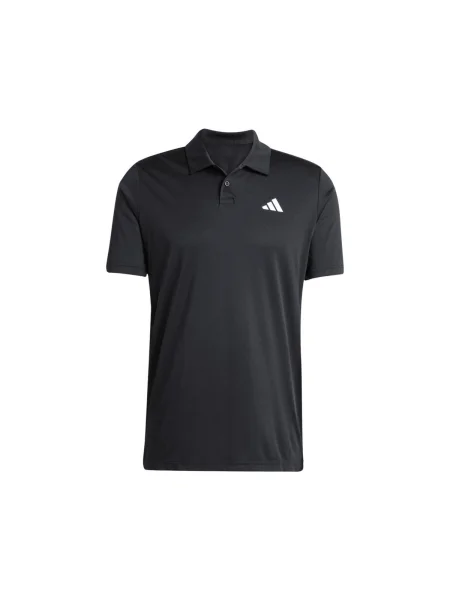 Tenisová polokošeľa Adidas čierna