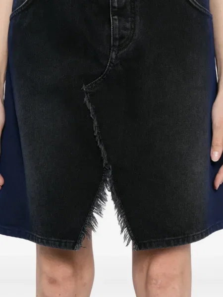 Fustă din denim Off-white alb