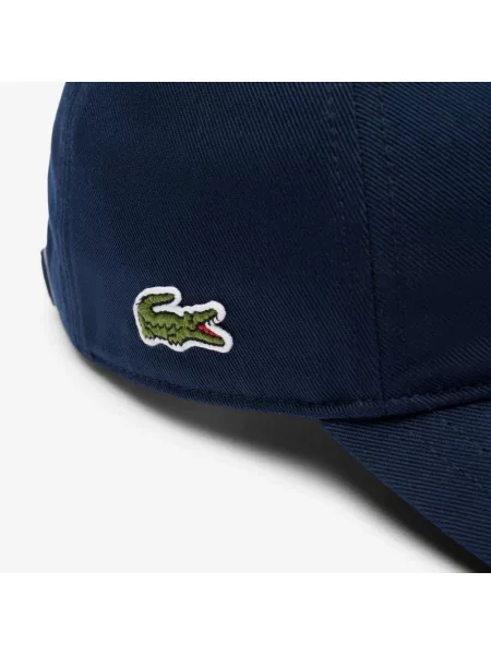 Lacoste Czapka Z Haftem Roland-Garros Edition niebieska