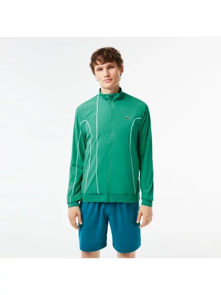 Lacoste Kurtka Sport Novak Djokovic zielona