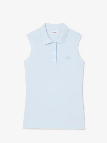 Поло Lacoste голубое