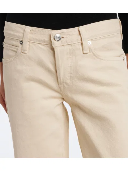 Blugi cu picior larg Frame alb